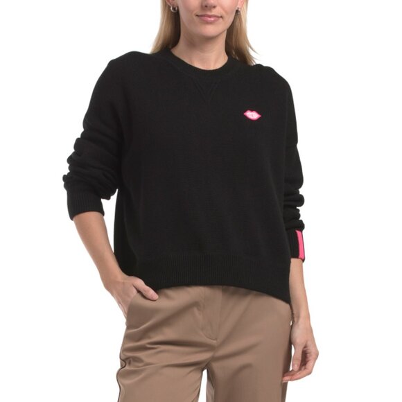 G/FORE Onyx Cashmere Crew Neck Sweater - Picture 1 of 2